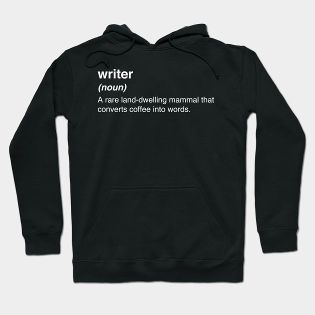 Writer Definition | Funny Novelist Writer Gift Hoodie by MeatMan